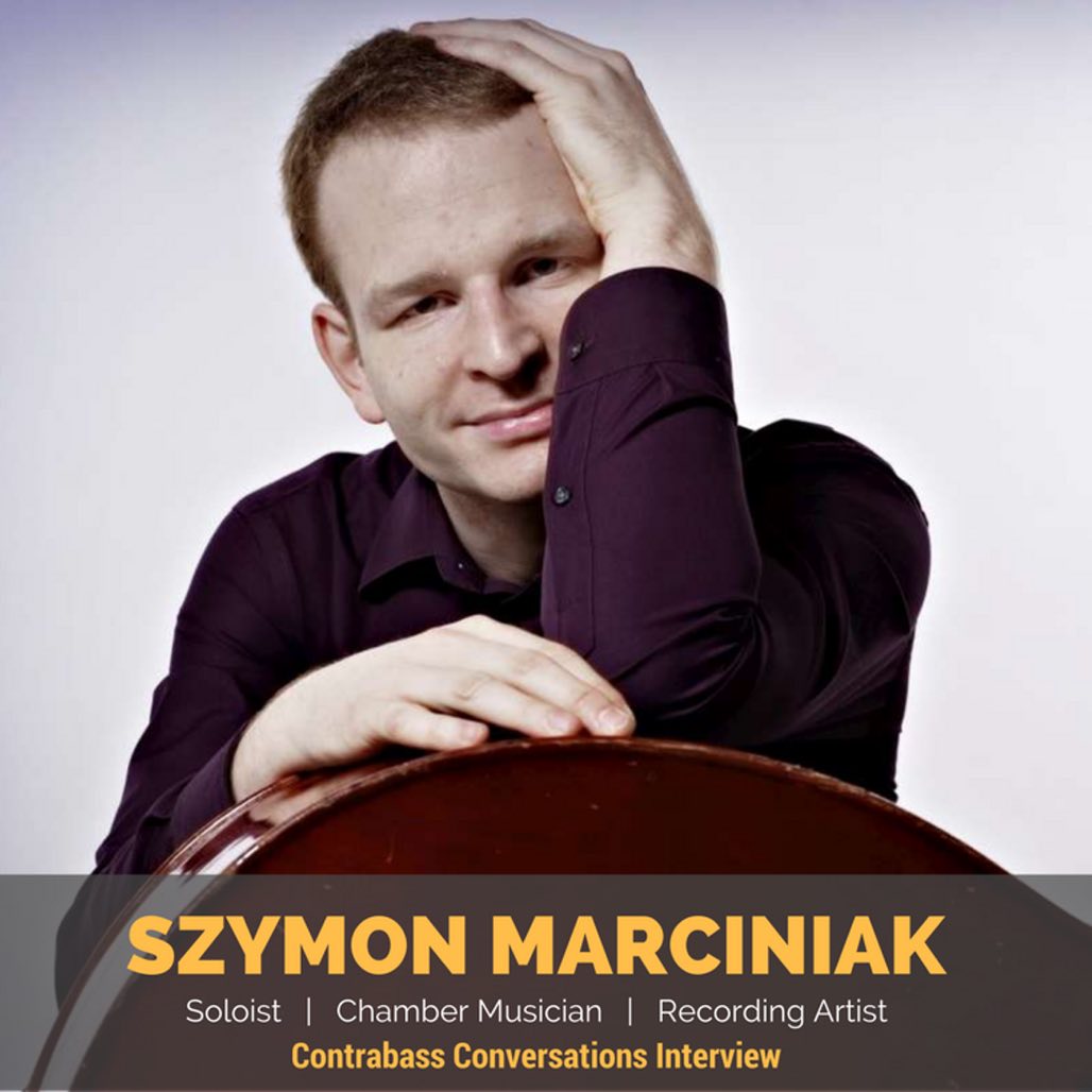 Szymon Marciniak double bass